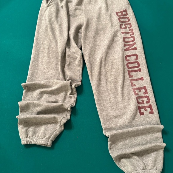 Champion Gray Kids Joggers with Maroon Print - Picture 1 of 8